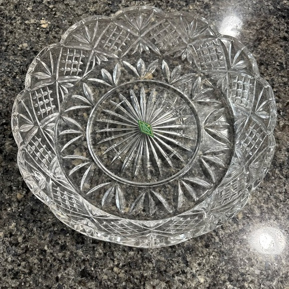 Shannon crystal 12” Dublin Deep Server Platter - Picture 1 of 1